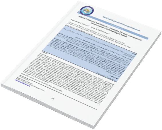 Effect Of Maternal Iron Deficiency Anemia On The Baby Anthropometric Measurements And Hematological Indices